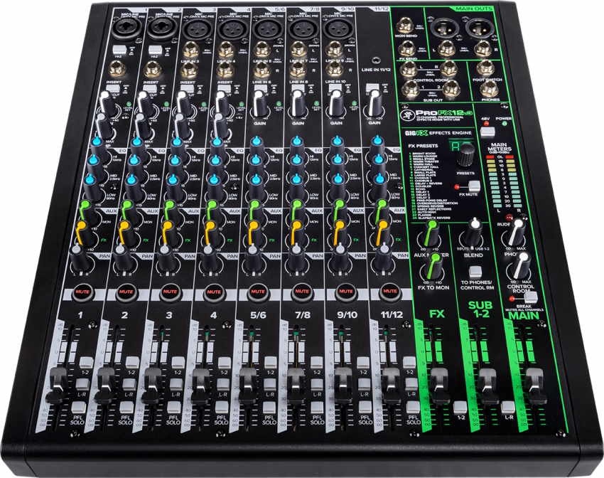 Mackie ProFX12v3 12-kanaals USB Mixer met EFX