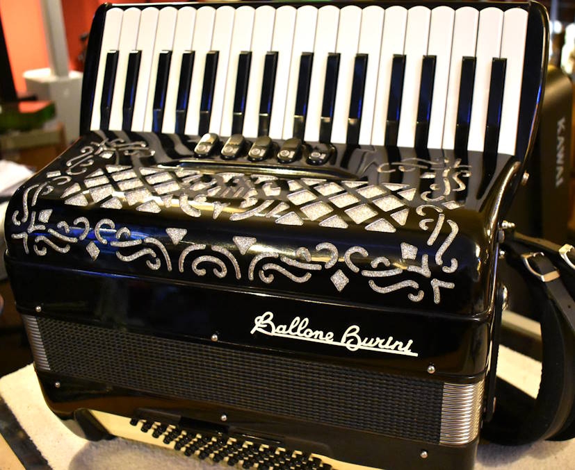 Ballone Burini 72 Bas 3 Korig Accordeon zwart occasion