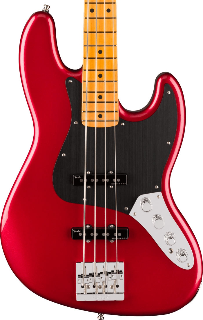 Fender American Ultra II Jazz Bass MN Sinister Red