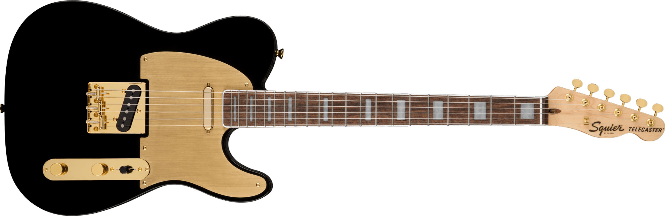 Squier 40th Anniversary Telecaster Gold Edition BLK