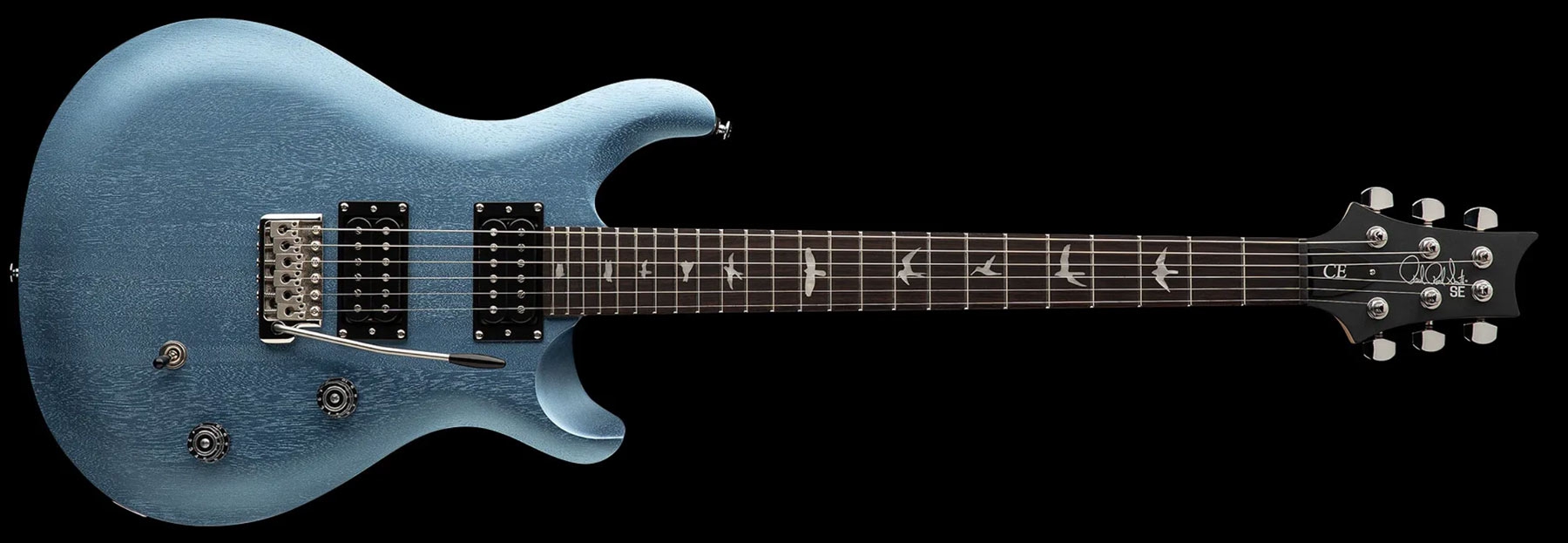 PRS SE CE24 Standard Satin Ice Blue Metallic