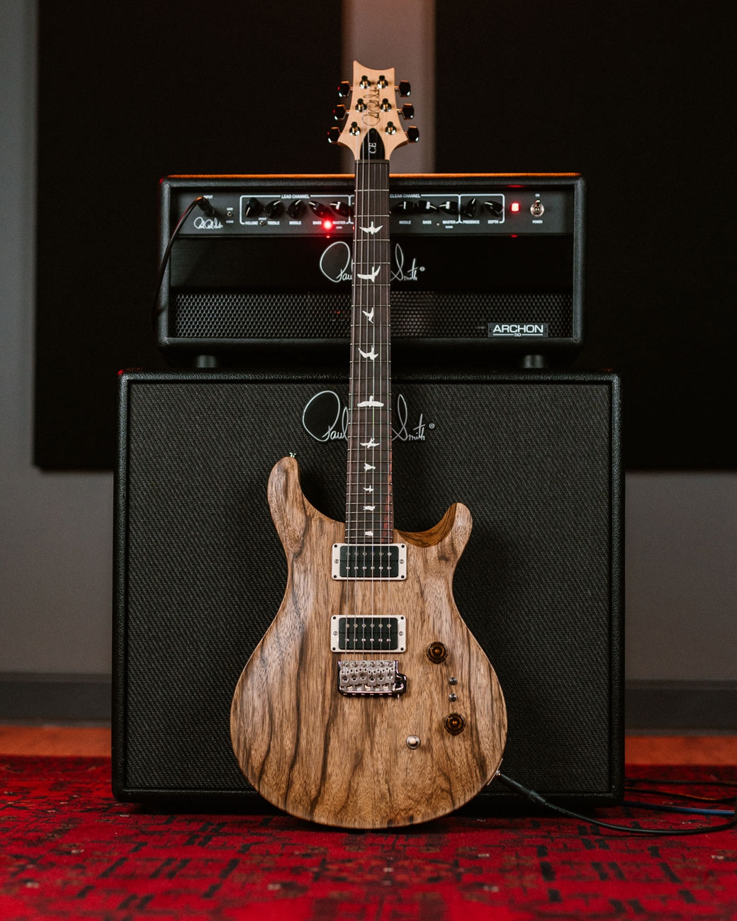 PRS CE24-08 Black Limba Limited Edition Natural