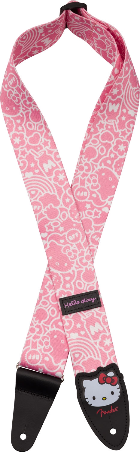 Fender x Hello Kitty Polyester Strap Pink