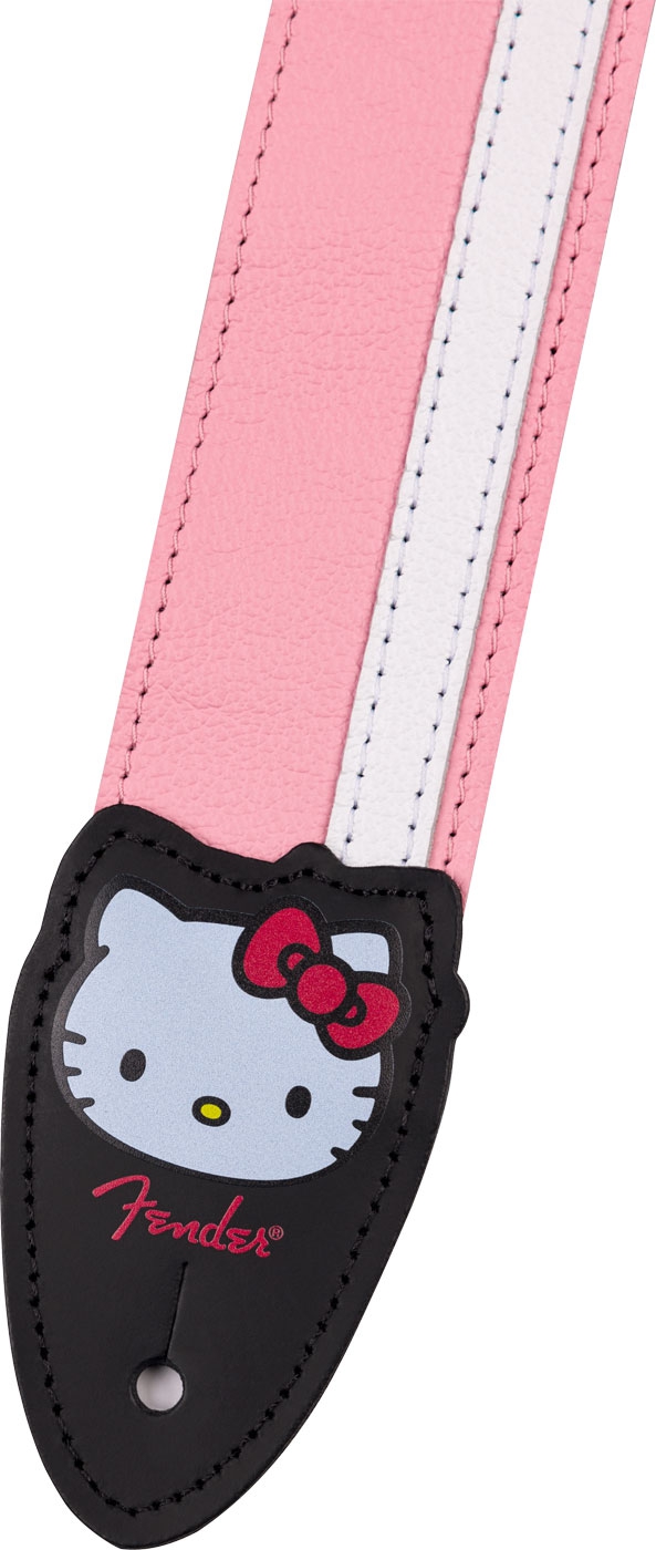 Fender x Hello Kitty Leather Strap Pink