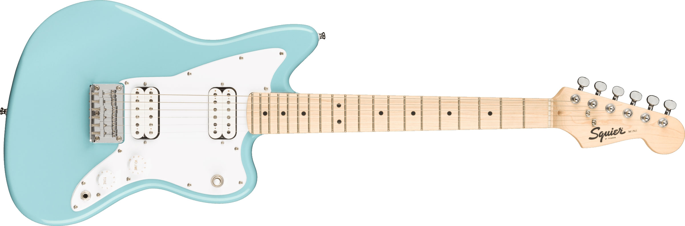 Squier Mini Jazzmaster HH MN Daphne Blue