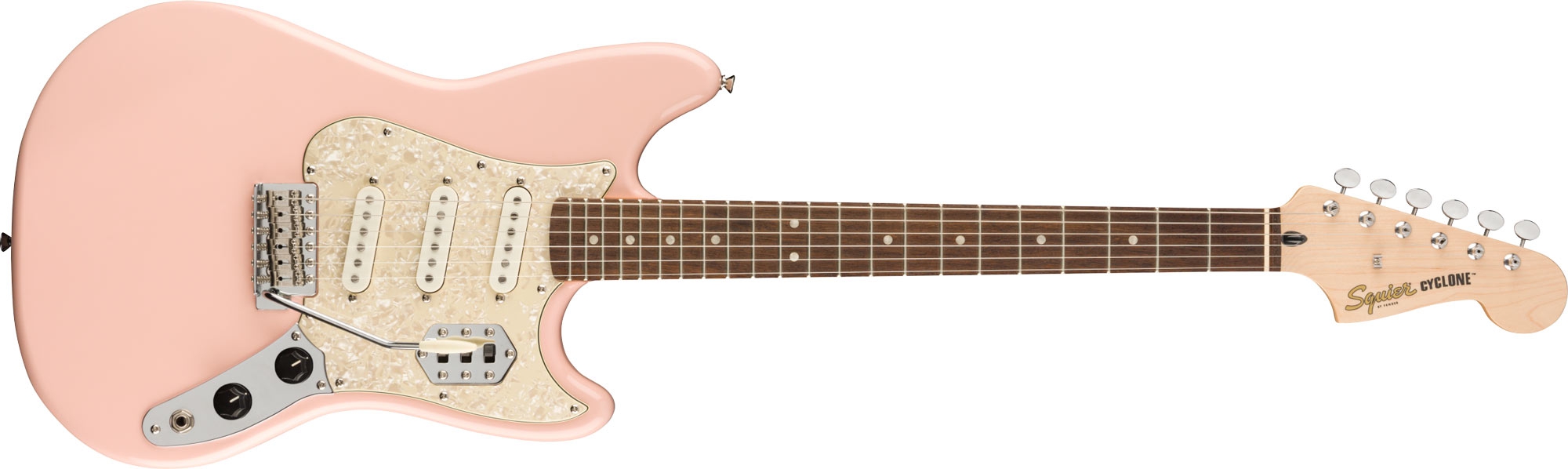 Squier Paranormal Cyclone LRL Shell Pink