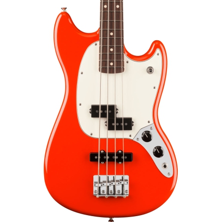 Fender Player II Mustang Bass PJ RW Coral Red