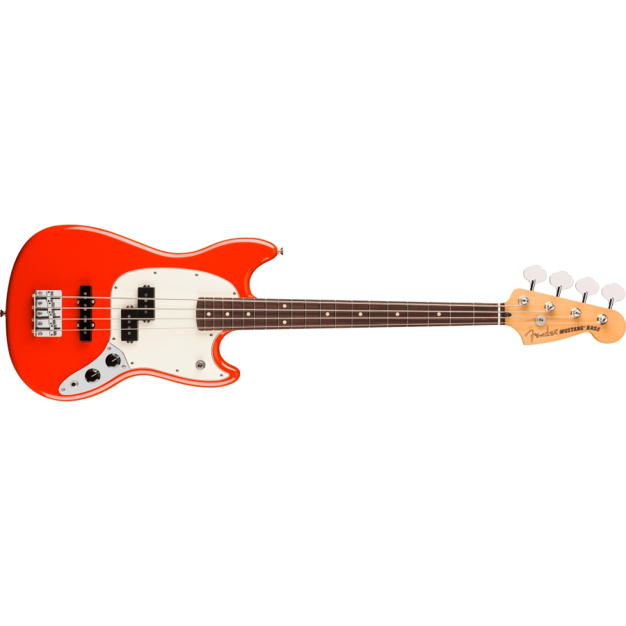 Fender Player II Mustang Bass PJ RW Coral Red