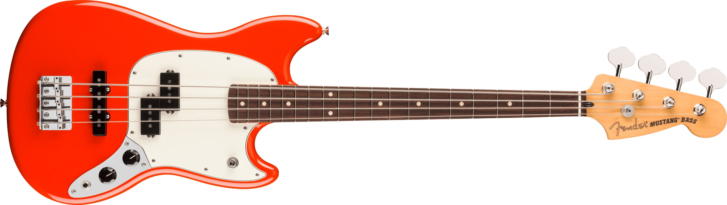 Fender Player II Mustang Bass PJ RW Coral Red