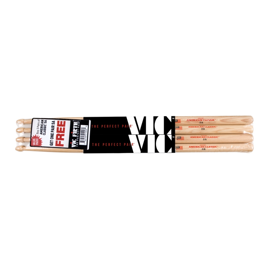 Vic Firth 5A Pakket Drumstokken