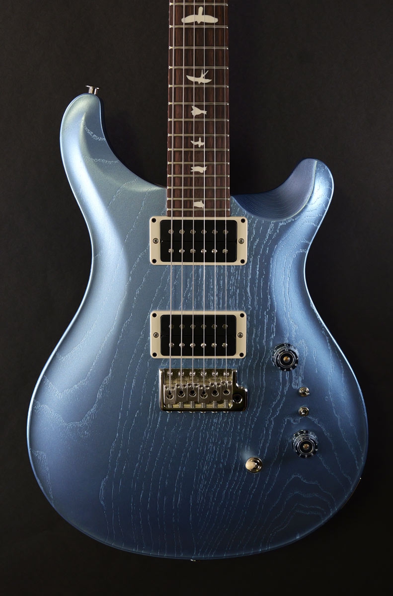 PRS CE24-08 Swamp Ash Satin Frost Blue Metallic LTD