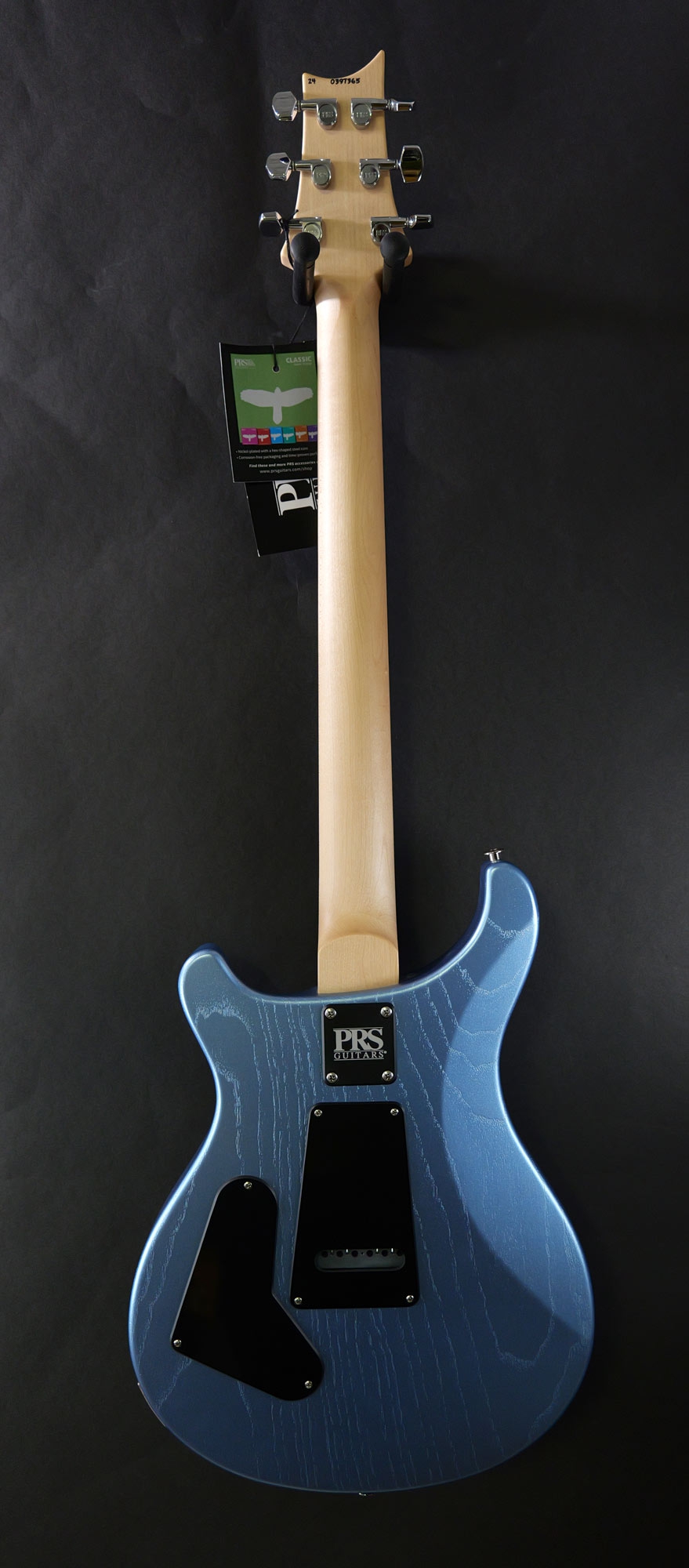 PRS CE24-08 Swamp Ash Satin Frost Blue Metallic LTD