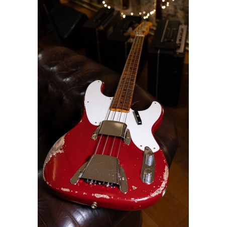 Fender Custom Shop LTD 54 Heavy Relic Precision Bass Dark Red