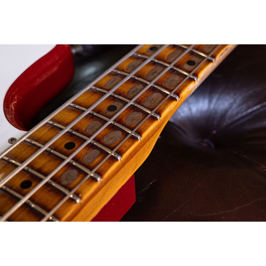 Fender Custom Shop LTD 54 Heavy Relic Precision Bass Dark Red