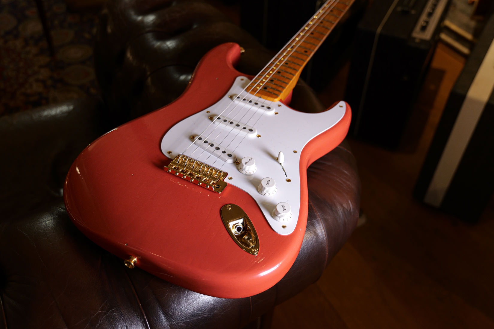 Fender Custom Shop LTD 54 Strat GH Journeyman MN Fiesta Red