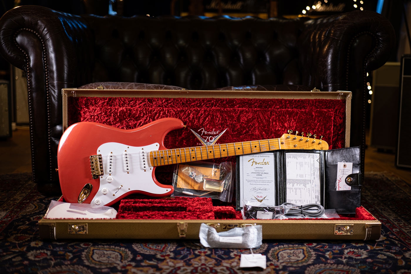 Fender Custom Shop LTD 54 Strat GH Journeyman MN Fiesta Red