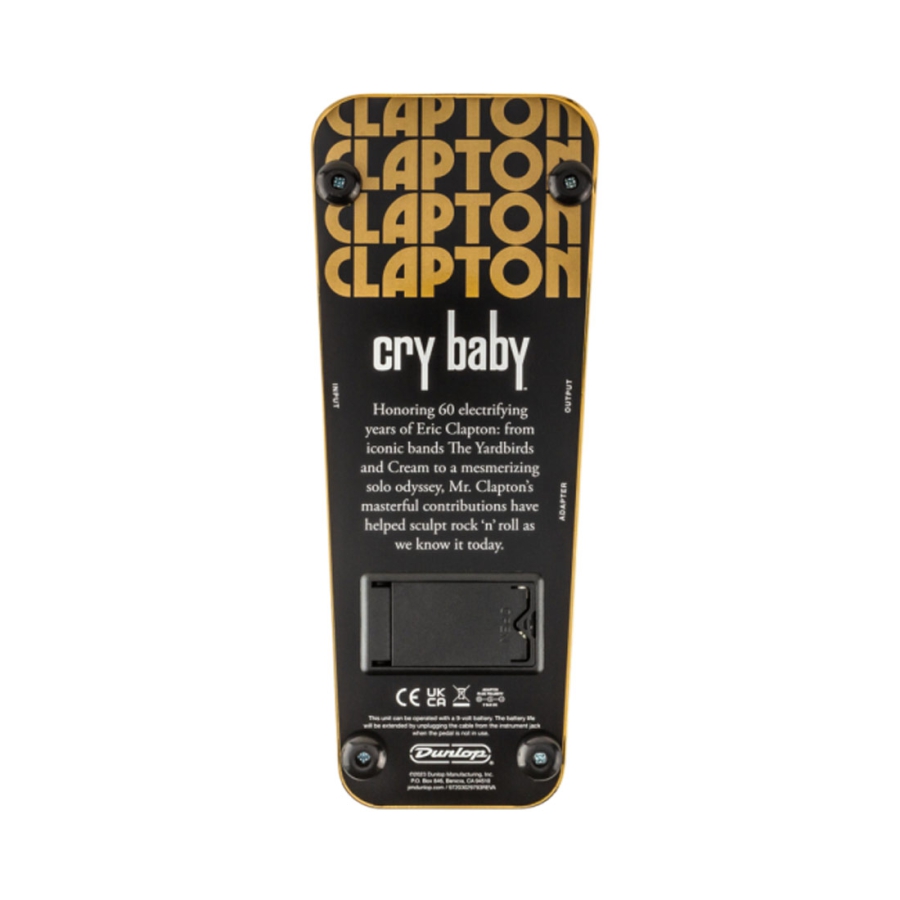 Dunlop EC95 Eric Clapton Cry Baby Wah