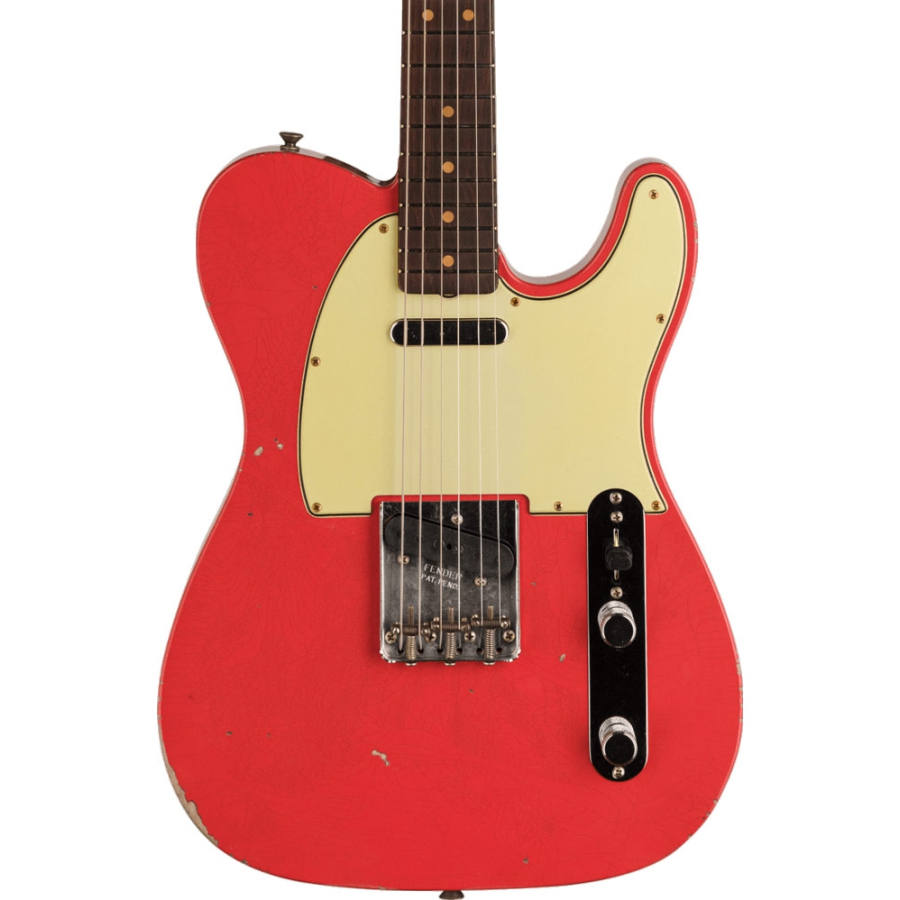 Fender Custom Shop 1963 Telecaster Relic RW Fiesta Red