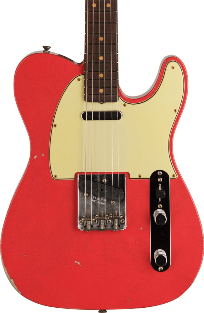 Fender Custom Shop 1963 Telecaster Relic RW Fiesta Red