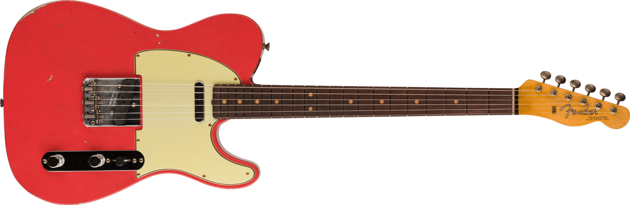 Fender Custom Shop 1963 Telecaster Relic RW Fiesta Red