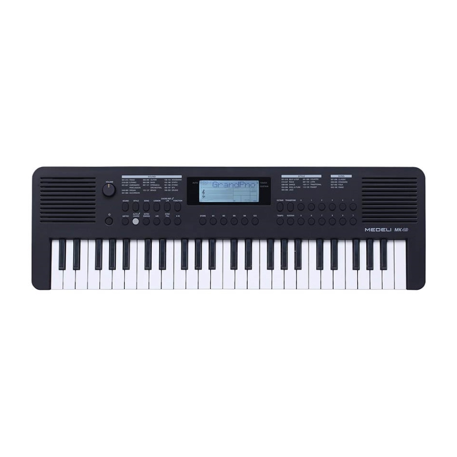 Medeli MK49BK Nebula Series 49 touch sensitive mini-size keys