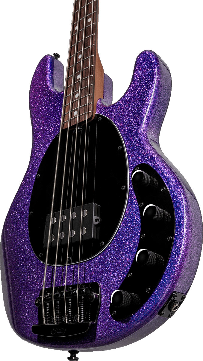 Sterling by Music Man StingRay Ray34 Purple Sparkle