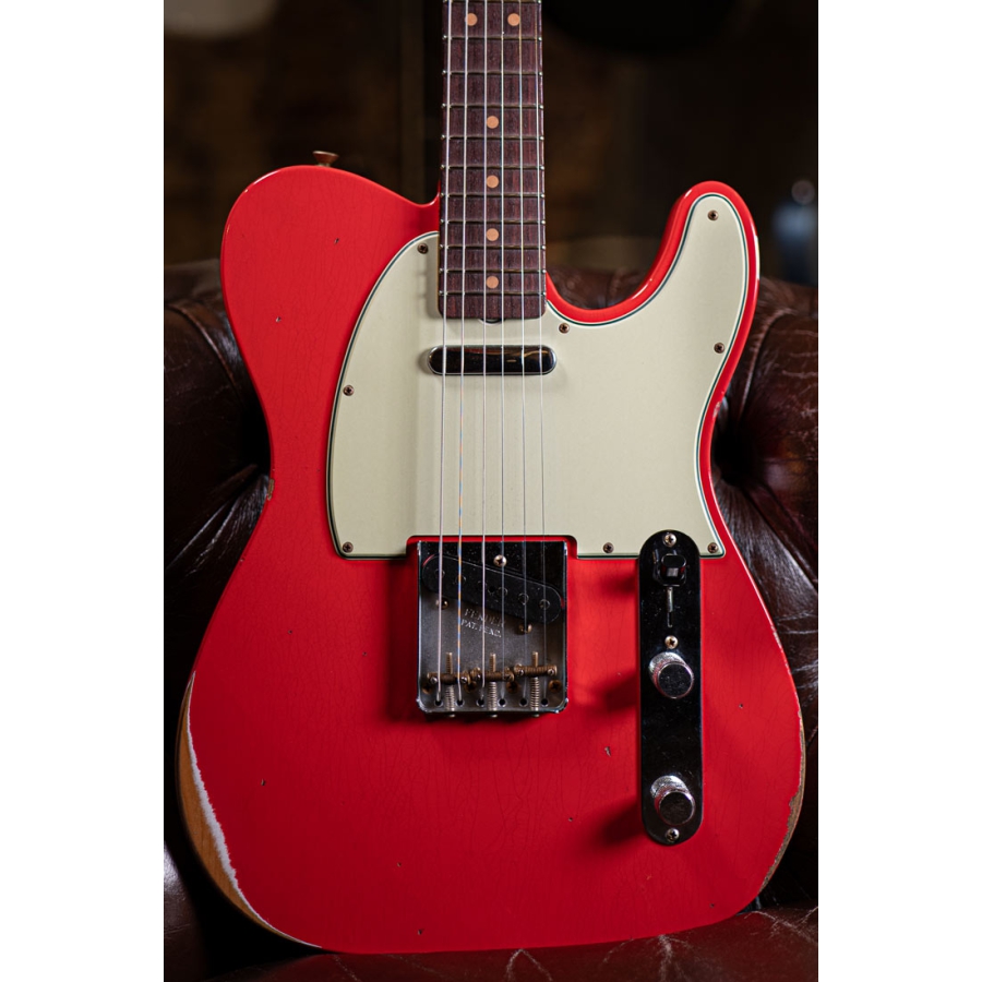 Fender Custom Shop 1963 Telecaster Relic RW Fiesta Red