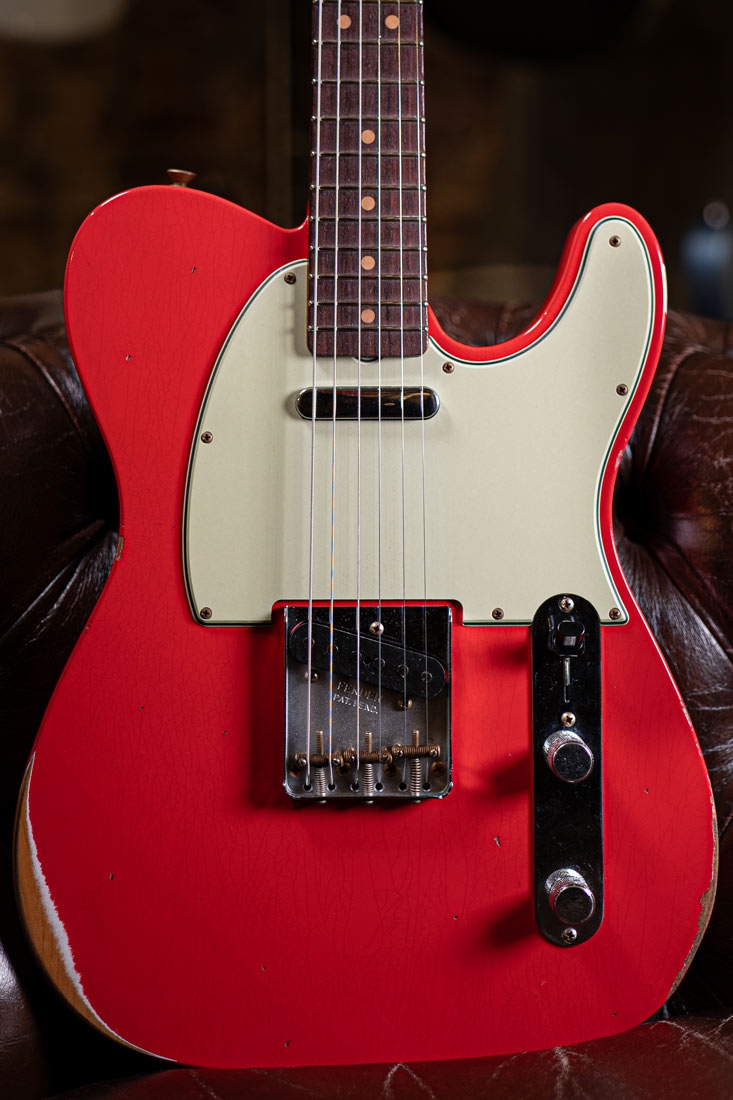 Fender Custom Shop 1963 Telecaster Relic RW Fiesta Red