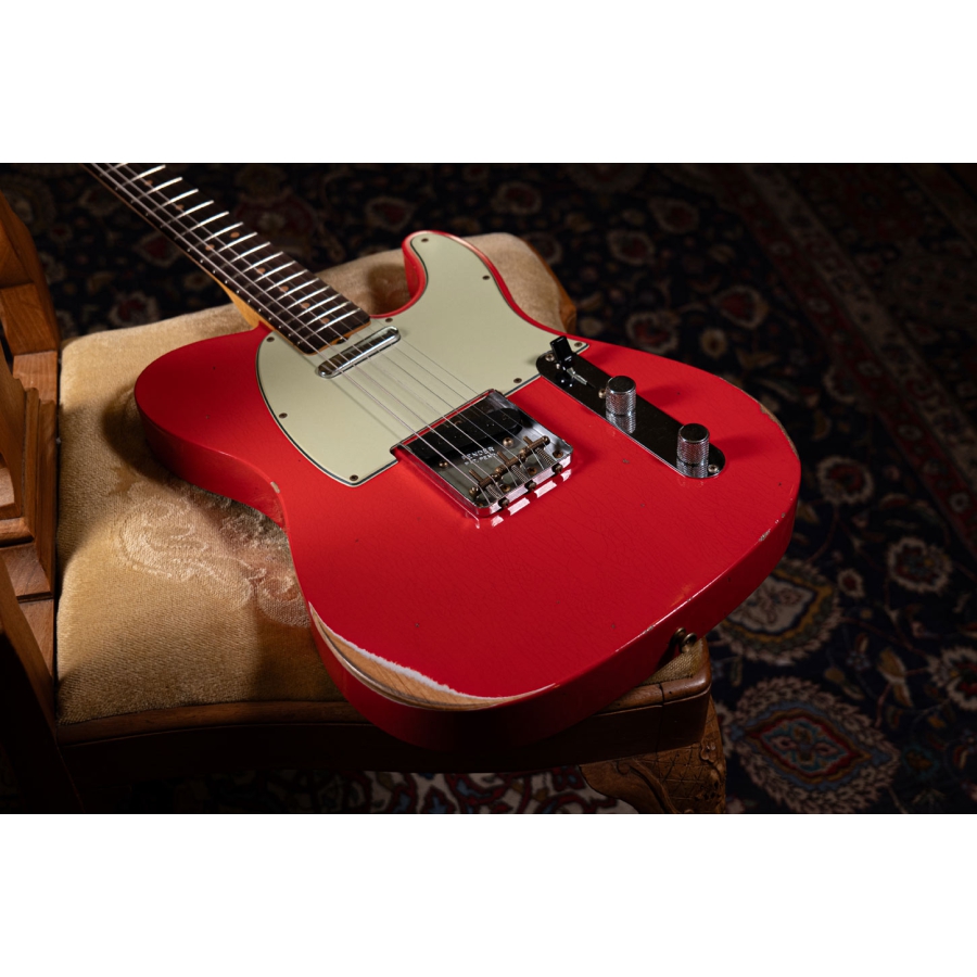 Fender Custom Shop 1963 Telecaster Relic RW Fiesta Red