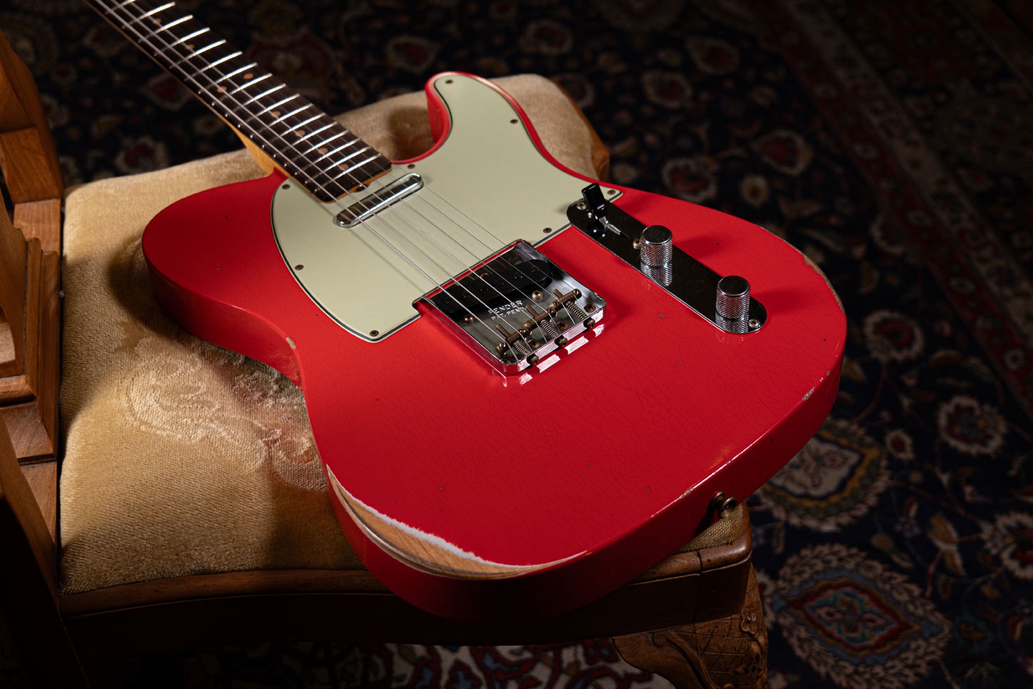 Fender Custom Shop 1963 Telecaster Relic RW Fiesta Red