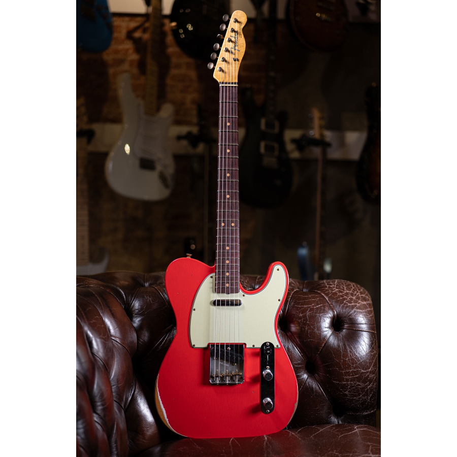 Fender Custom Shop 1963 Telecaster Relic RW Fiesta Red