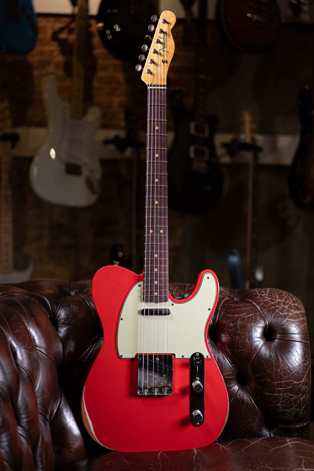 Fender Custom Shop 1963 Telecaster Relic RW Fiesta Red