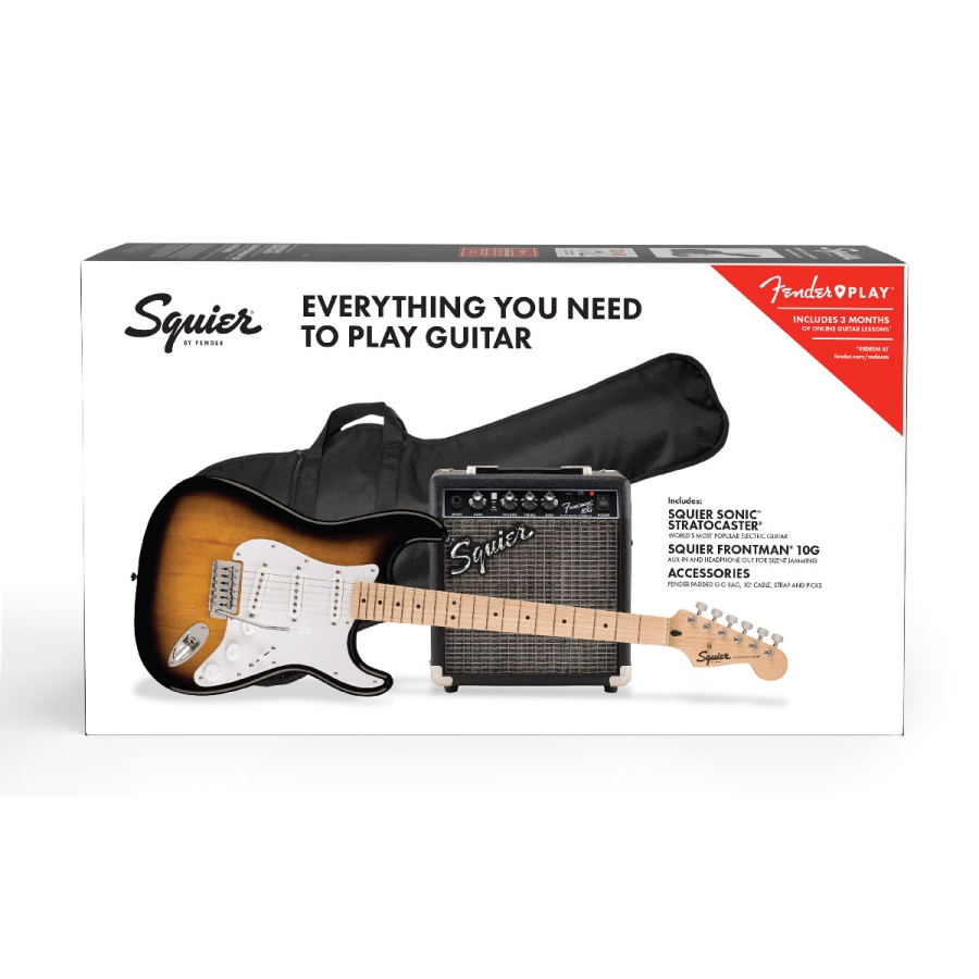 Squier Sonic Stratocaster Pack MN 2TS 10G