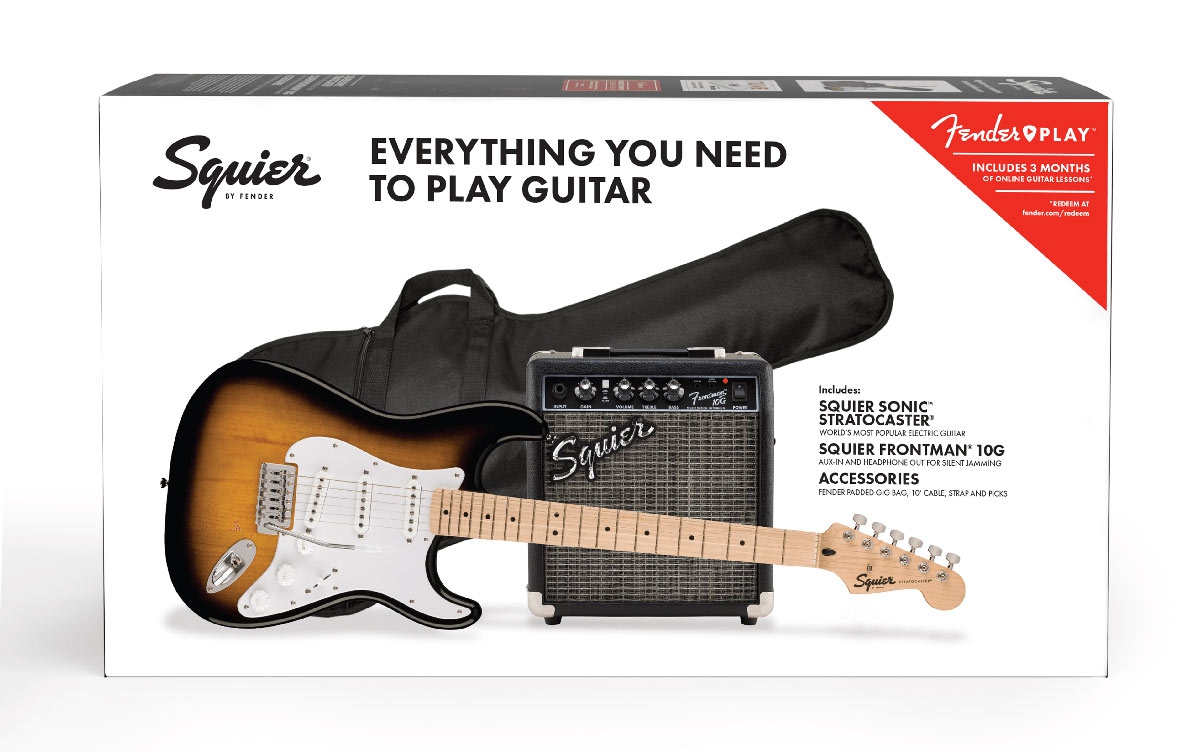 Squier Sonic Stratocaster Pack MN 2TS 10G