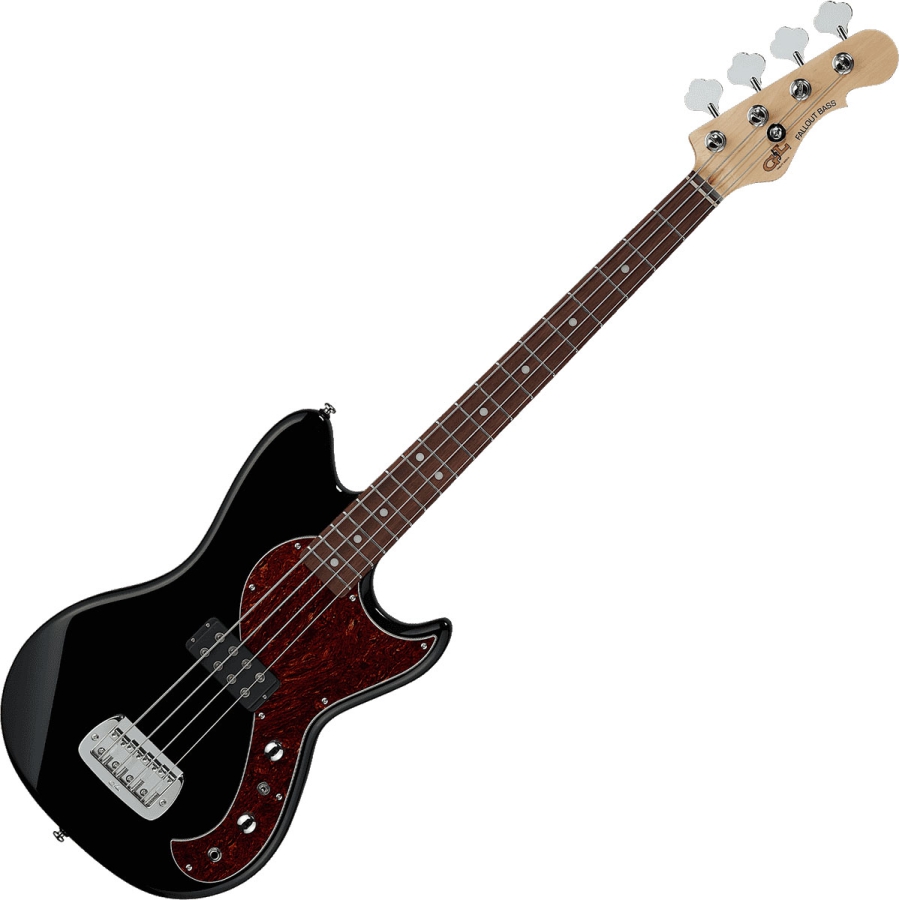 G&L TFALB-BLK R Tribute Fallout Bass Jet Black