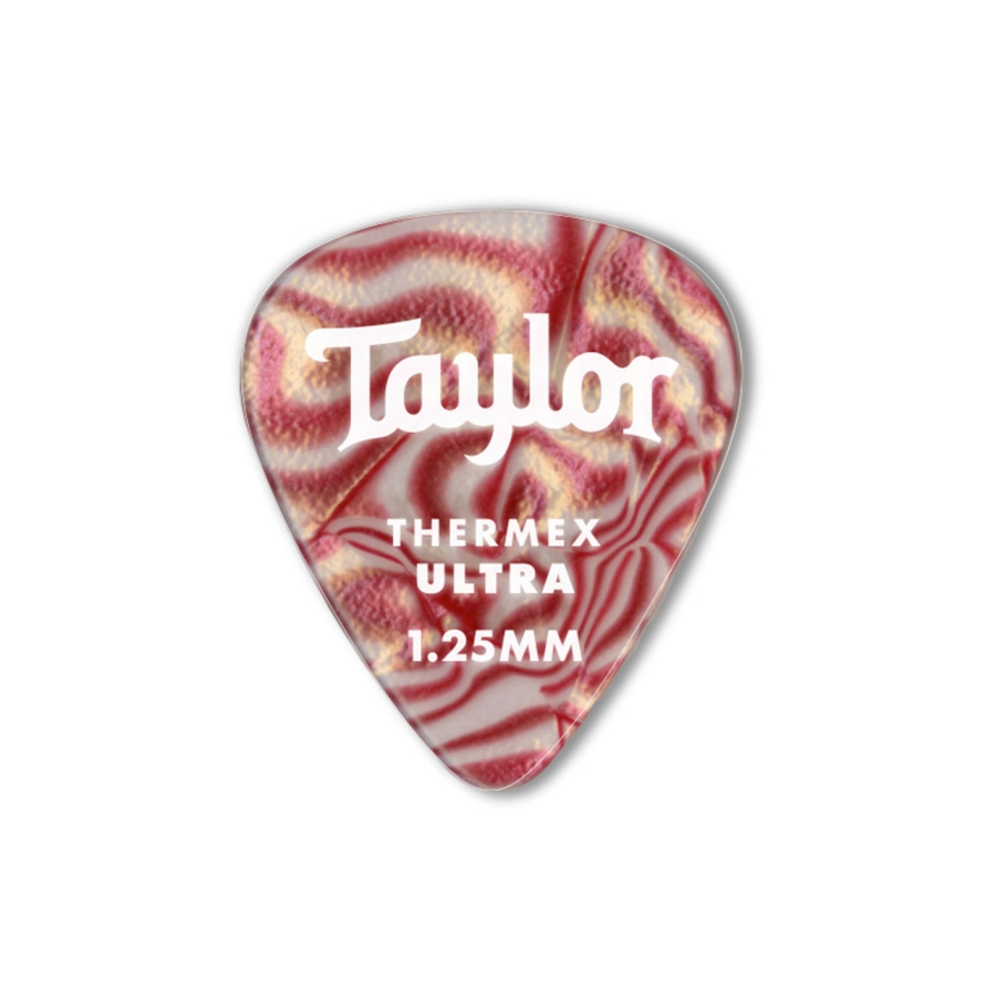 Taylor Premium 351 Thermex Ultra Picks 1.25 Ruby Swirl 6-Pack