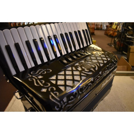 Ballone Burini 96Bas 4 korig Accordeon zwart