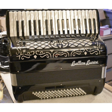 Ballone Burini 96Bas 4 korig Accordeon zwart