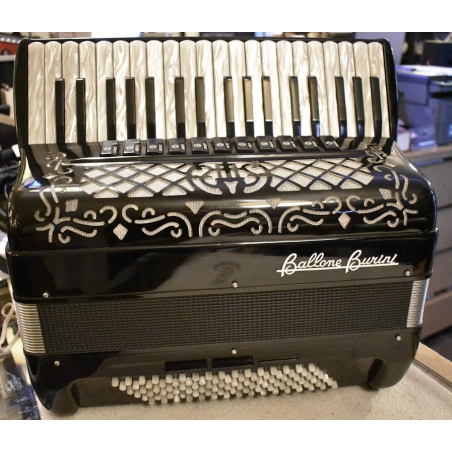 Ballone Burini 96Bas 4 korig Accordeon zwart