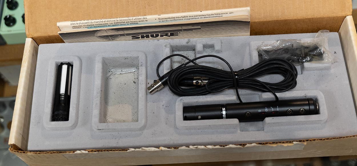 Shure SM98A Mini Condensator Microfoon