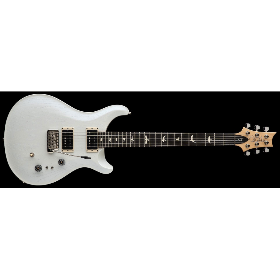 PRS CE24-08 Swamp Ash Limited Pearl White