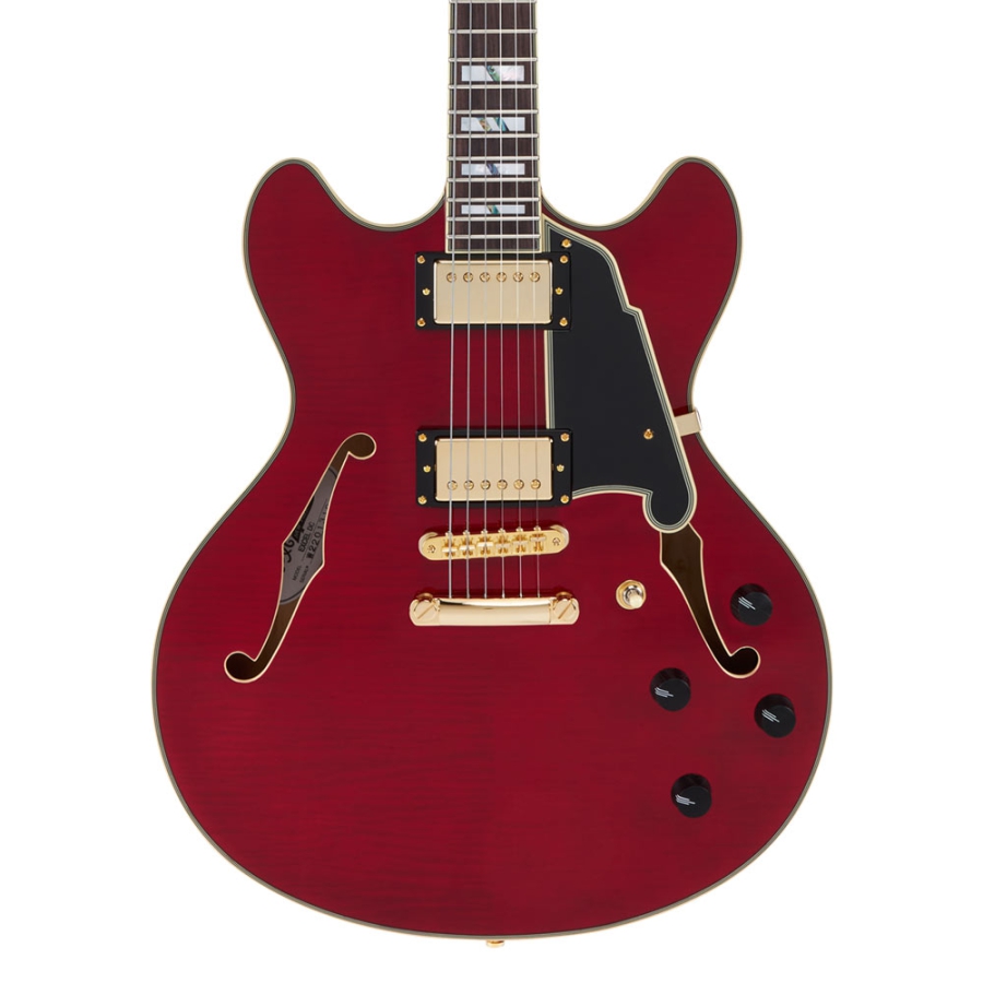 DAngelico Excel DC Trans Cherry