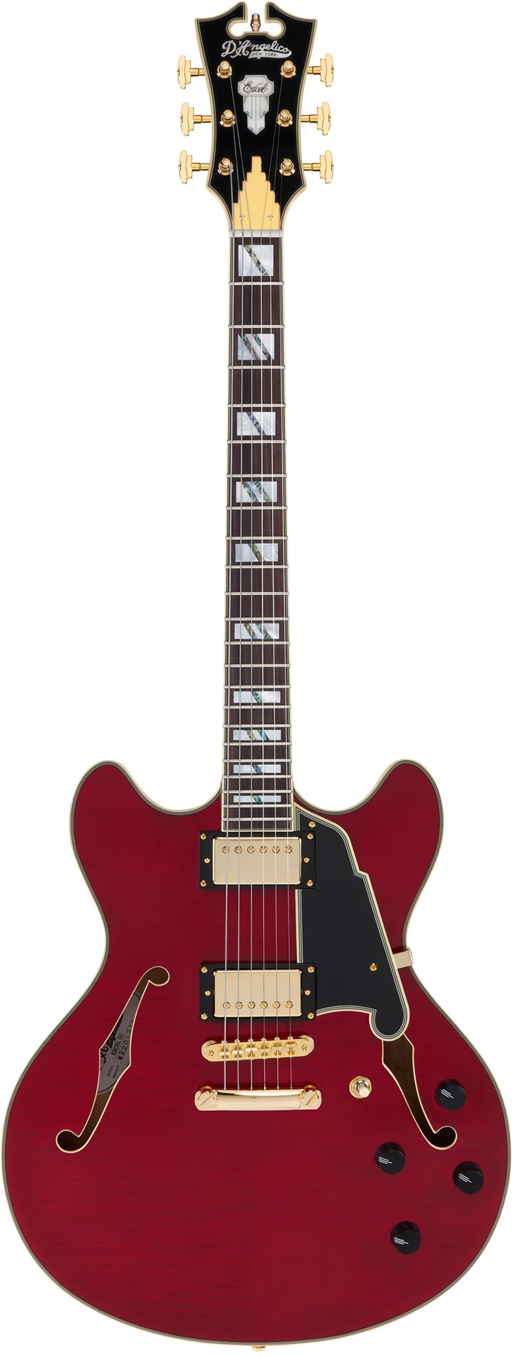 DAngelico Excel DC Trans Cherry