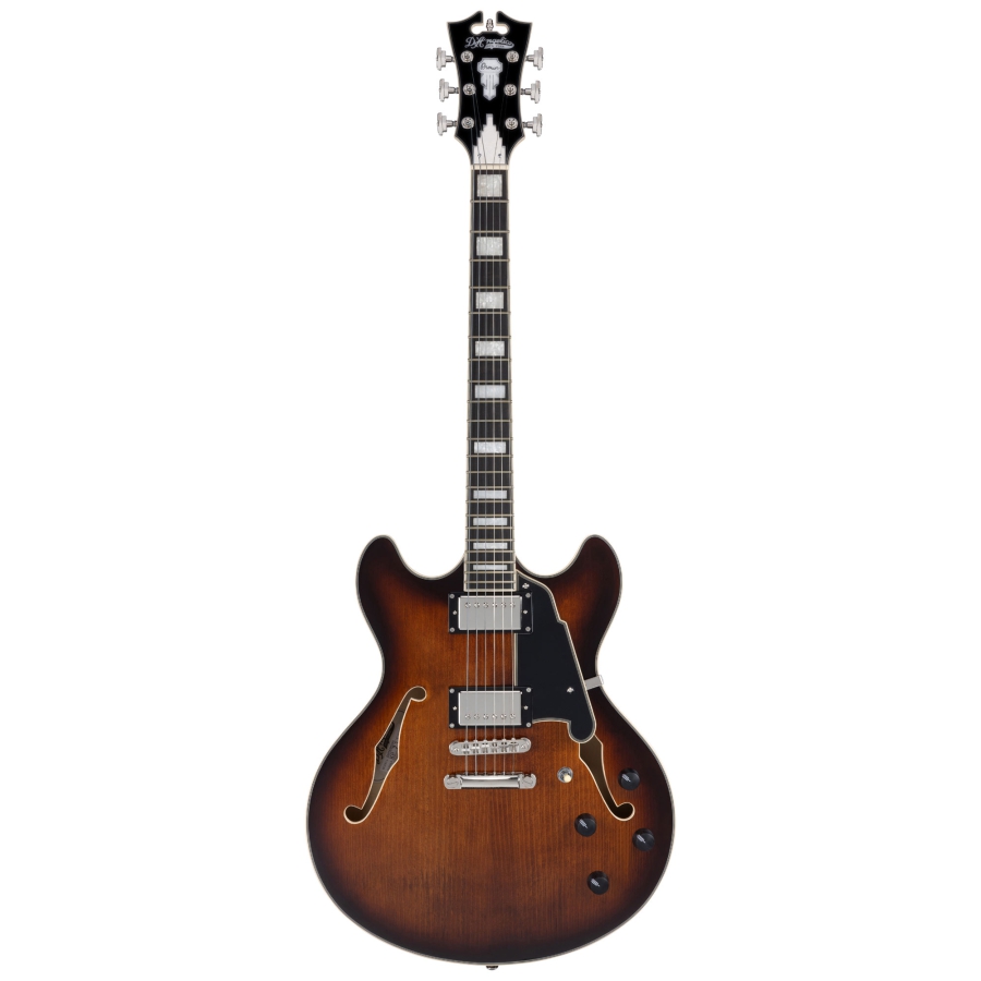 DAngelico Premier DC Brown Burst