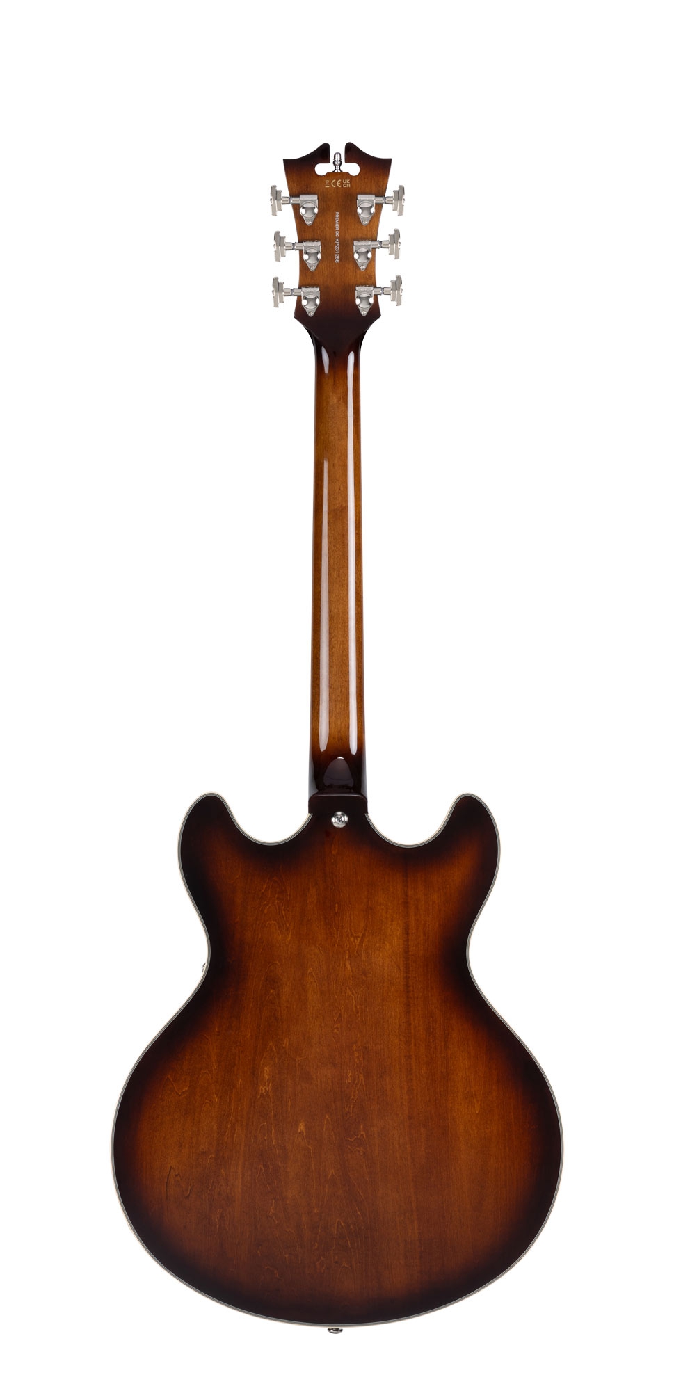 DAngelico Premier DC Brown Burst